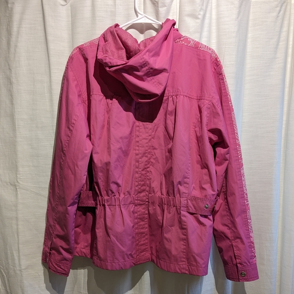 Zeroxposur women's jacket XXL rain repellent shell Pretty Pink W detail - Picture 5 of 10